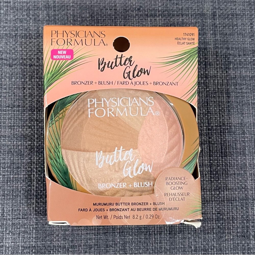 NWT PHYSICIANS FORMULA Butter Glow Murumuru Butter Bronzer + Blush Healthy Glow